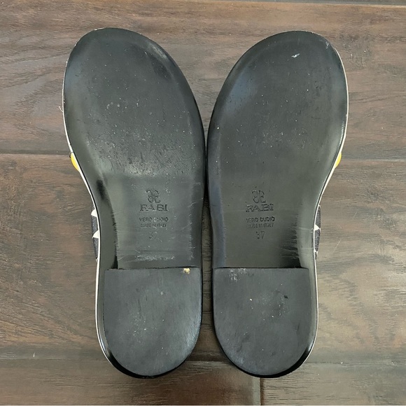 Fabi Women's Made In Italy Leather Cream Color Slide Sandals Size 6.5 - Picture 6 of 6